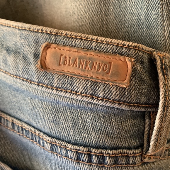 BLANK NYC SECRET WEAPON FRAYED IN BLUE BY REVOLVE SIZE 26 - Picture 5 of 8